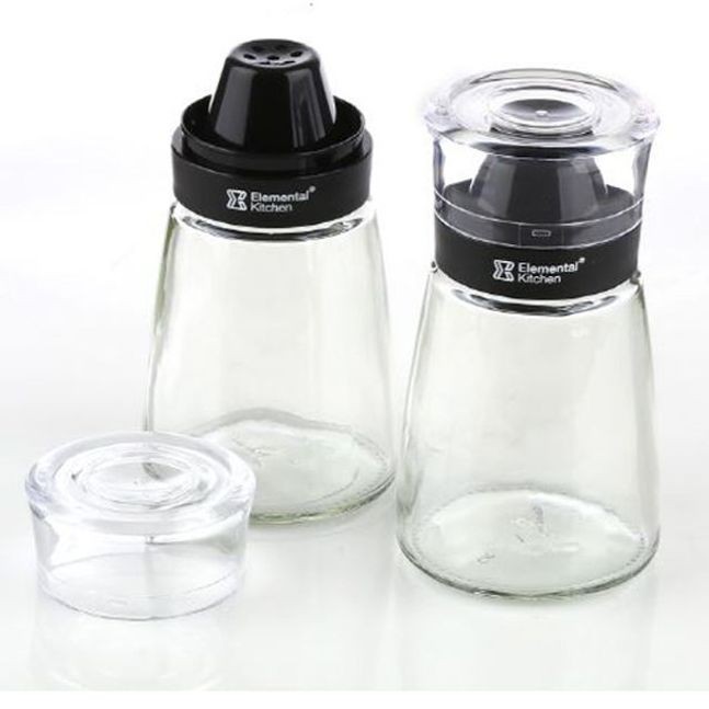 시노클라스 양념통 조미료통 양념병 블랙 2p (160ml)
