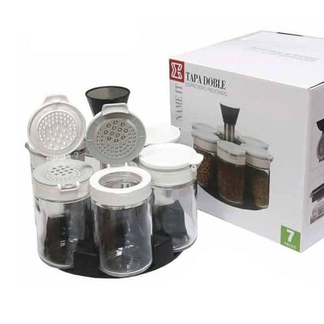 시노글라스 양념통 조미료통 듀얼 소스통 200ml 7개입 (화이트) (7P)