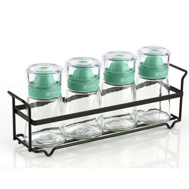 시노클라스 양념통 조미료통 세트 그린 5p (160ml)
