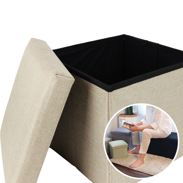 접이식 수납 스툴 미니스툴 화장대 스툴 수납 의자 (25cm · 30cm)