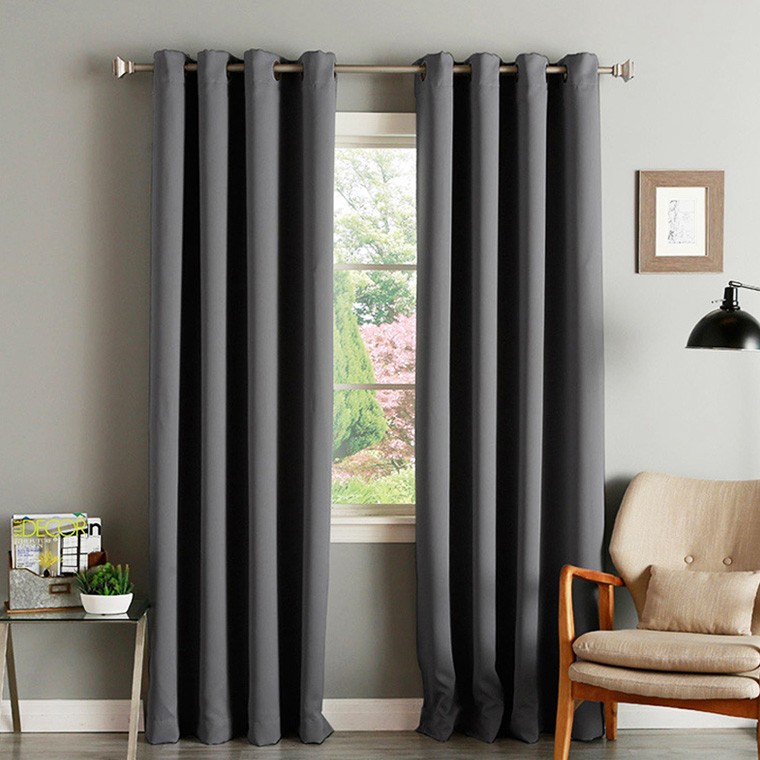 암막커튼 240cm 작은 창문용 원룸 짧은 창커튼 (색상 6종)