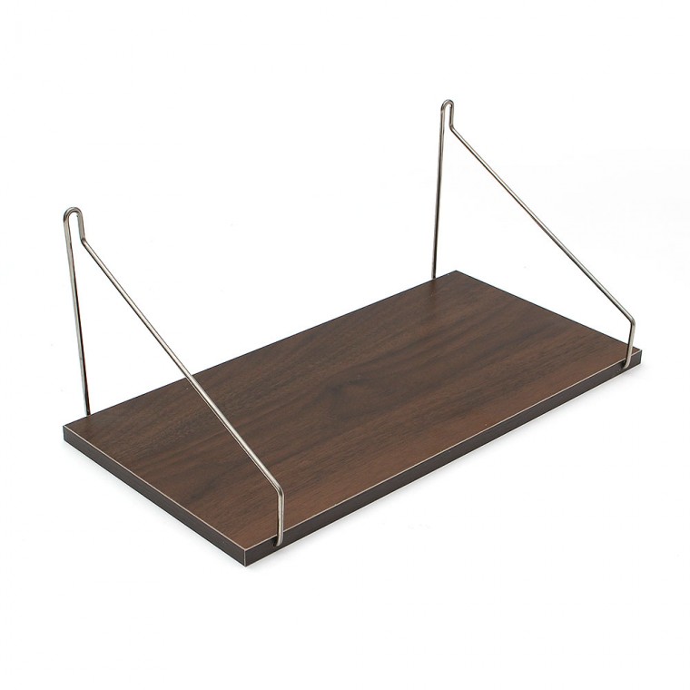 벽선반 40x19.5cm 월넛 무타공
