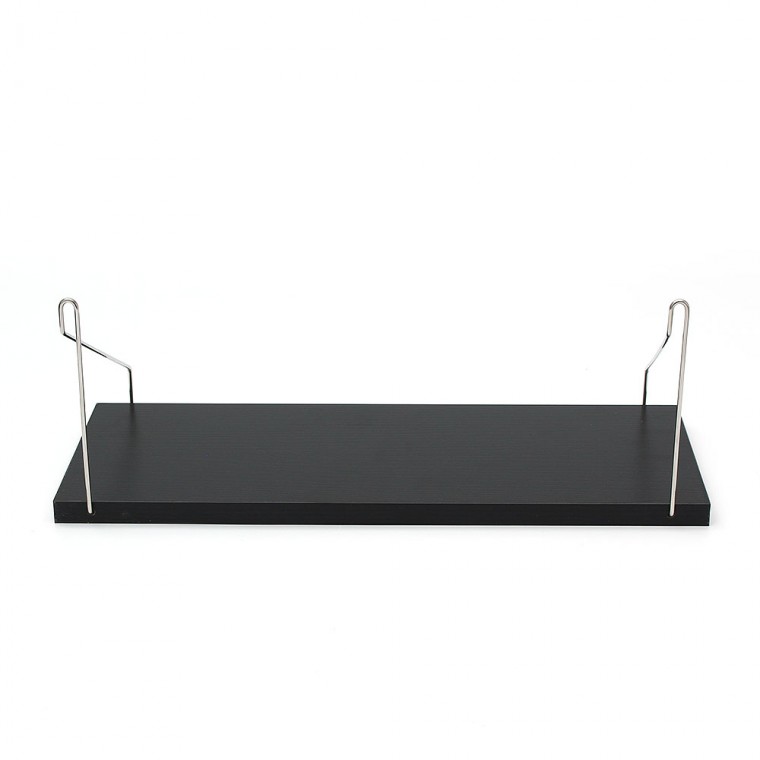 벽선반 40x15cm 블랙 무타공