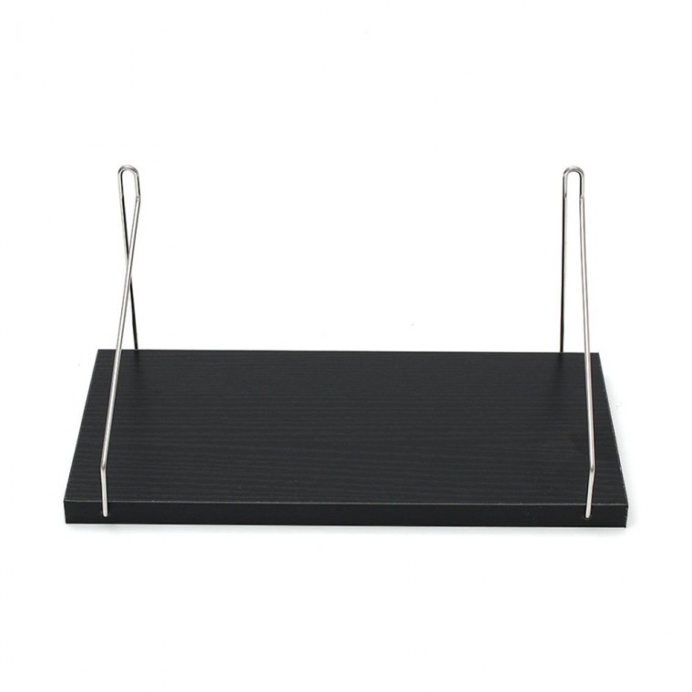 무타공 심플 인테리어 거실 벽선반 MDF 30x15cm 블랙