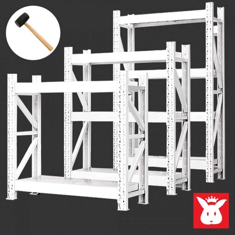 토토랙 무볼트 조립식 철제선반 3단 4단 5단 수납장 랙 (3단 · 150cm · 180cm 외)