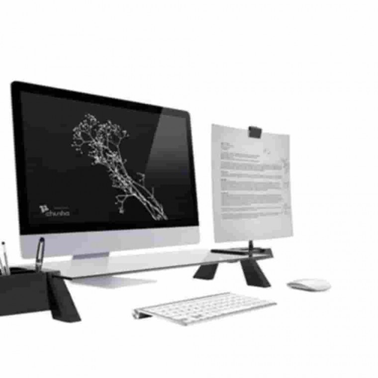스마트독 브릿지 S300 화이트 책상위선반 PC 모니터받침대 스탠드