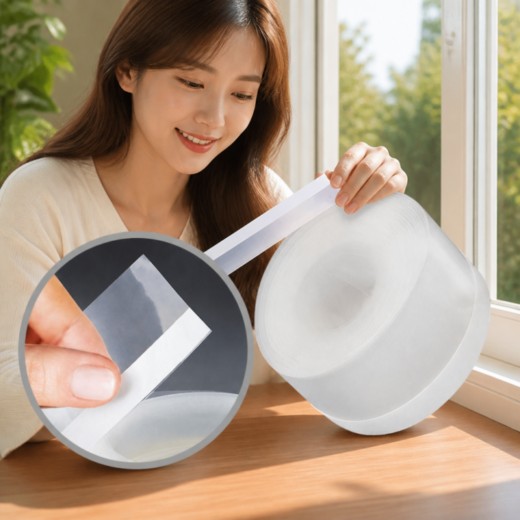 투명 문풍지 B타입 10M 문틈막이 외풍차단 스티커