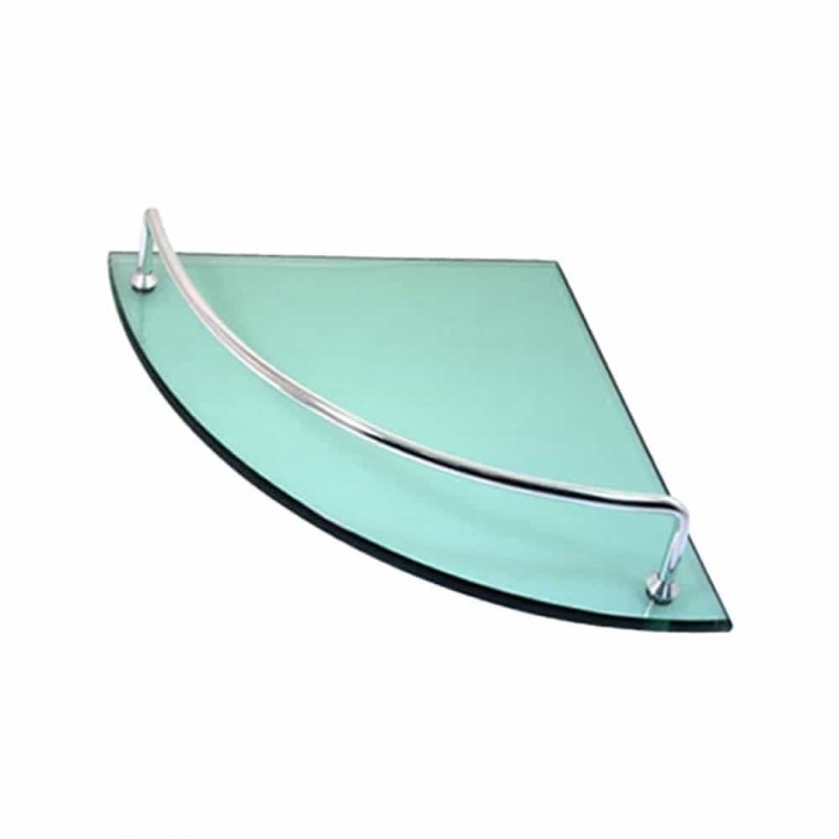 욕실 코너선반 유리 25cm 샤워선반 욕실벽선반